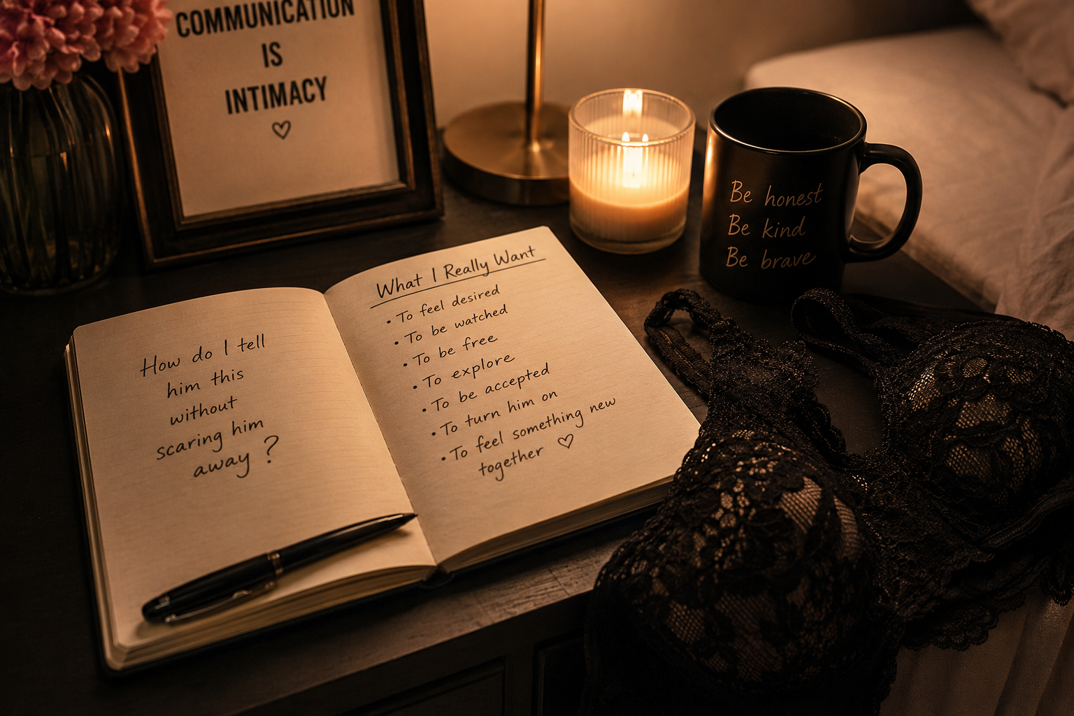 Open journal about understanding and sharing a hotwife fantasy with a husband.
